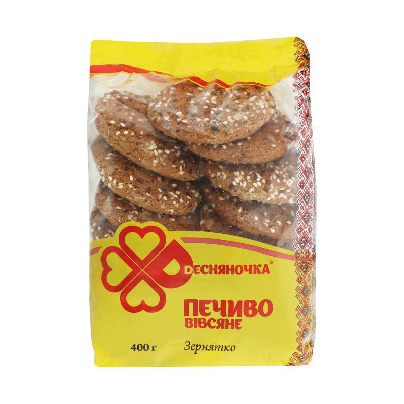 Печиво вівсяне зернятко Десняночка 400г